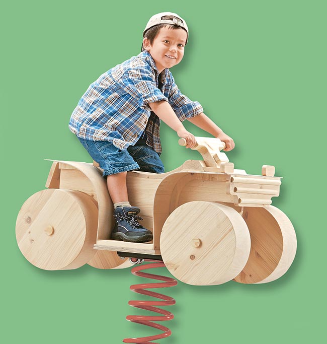 DIY Wooden Toy Quad Bike: Step-by-Step Illustrated Guide