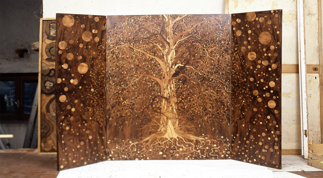 DIY Intarsia Art: Create a Stunning Wooden Tree Panel
