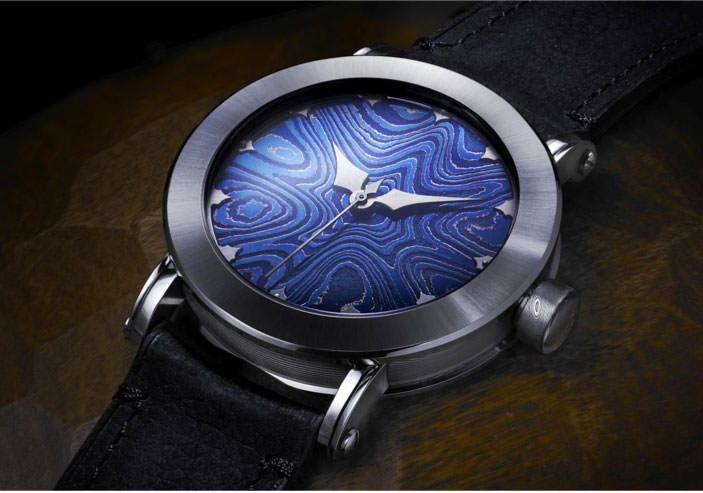GoS Watches and the Damascene steel of Bifrost Isblå - grandgoldman.com