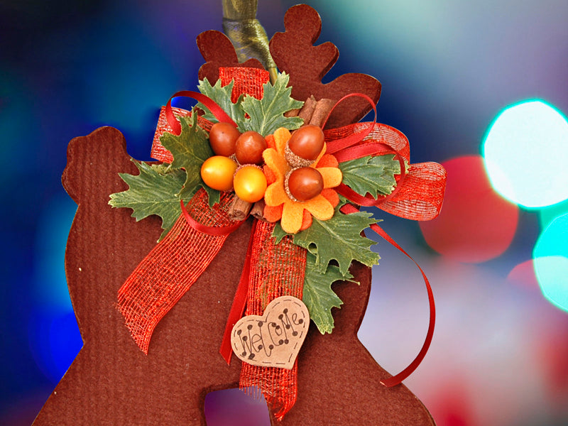 Felt Door Hanging Decoration: Easy DIY Christmas Craft