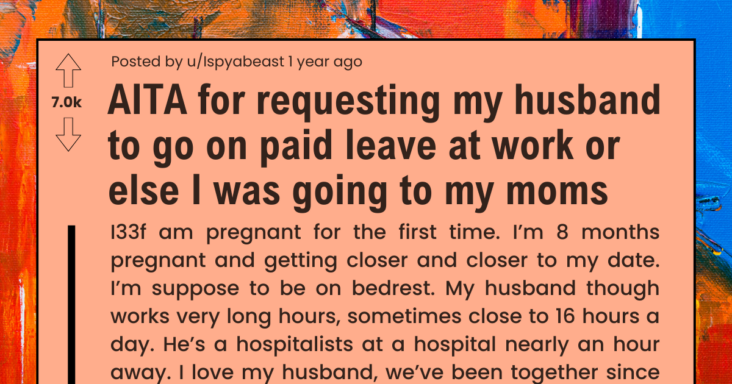 Pregnant Woman Asks Husband To Take Leave From Work To Help Her, She Moves To Her Mom’s House When Husband Didn’t