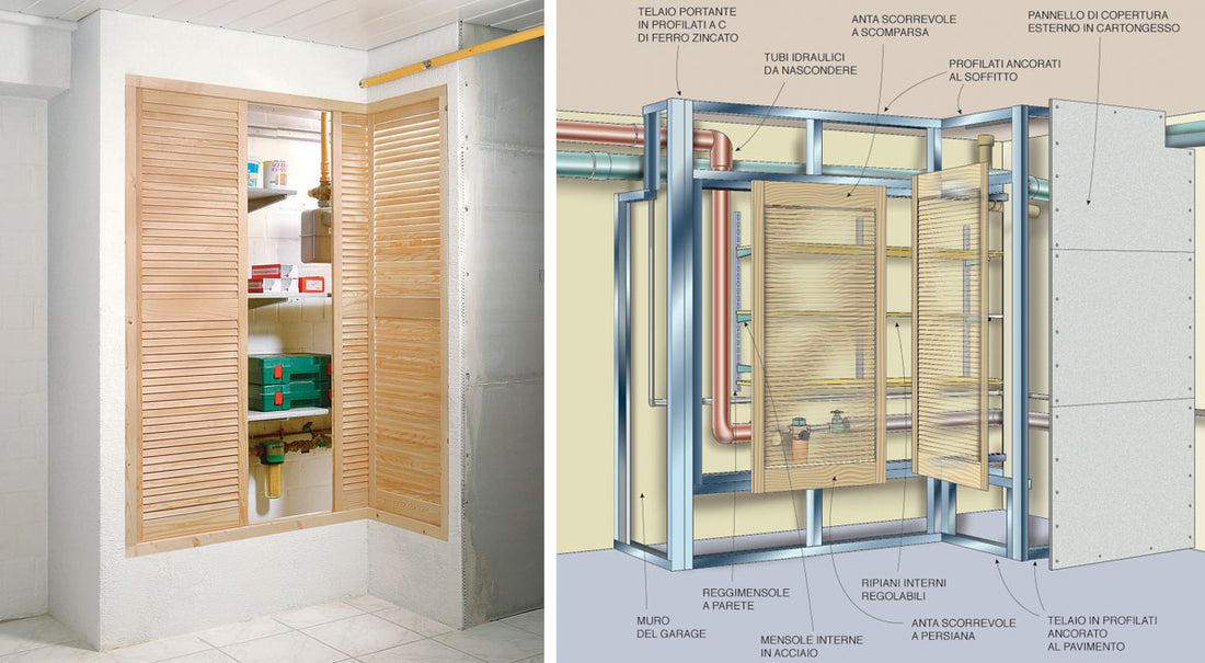 How to Build a Drywall Storage Closet with Sliding Doors