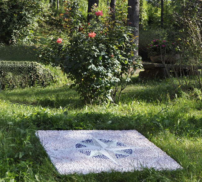 DIY Wind Rose Mosaic for Your Garden: A Step-by-Step Guide