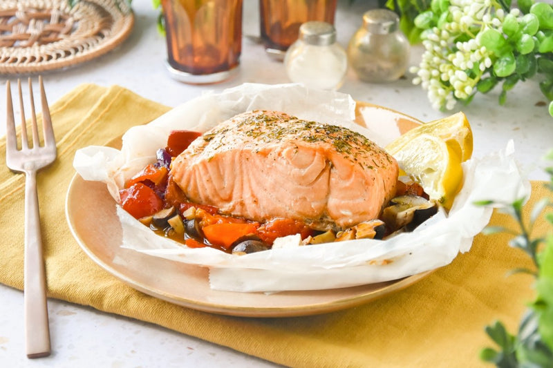 Microwave Salmon en Papillote Recipe: Fast and Healthy