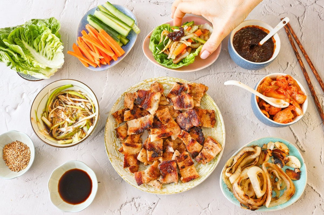 Samgyeopsal: Korean Pork Belly BBQ at Home with Crispy Char
59