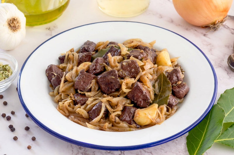 Blood with Onions Traditional Savory Recipe - grandgoldman.com