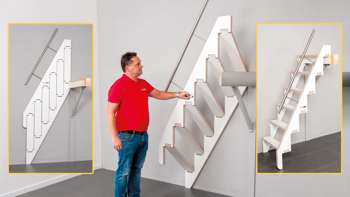 How to Install a Flipstep Estfeller Space-Saving Ladder