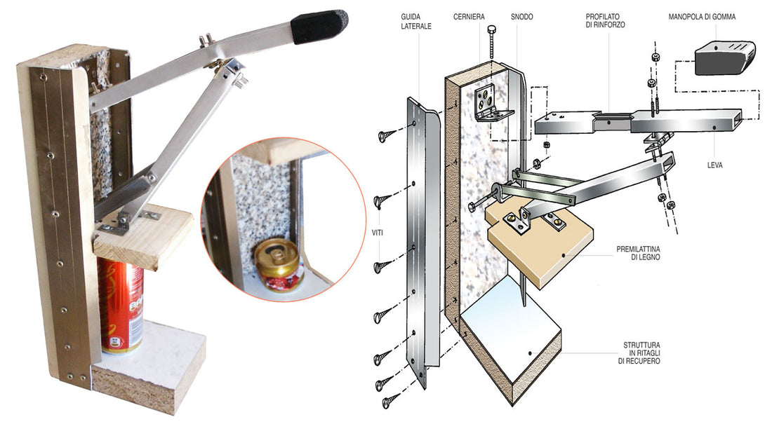 DIY Can Crusher | How to Build a Small Aluminum Press
