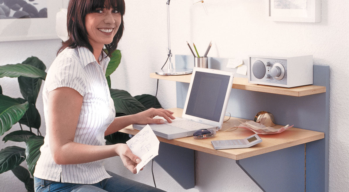 How to Build a Space-Saving Wall-Mounted Drop-Leaf Desk