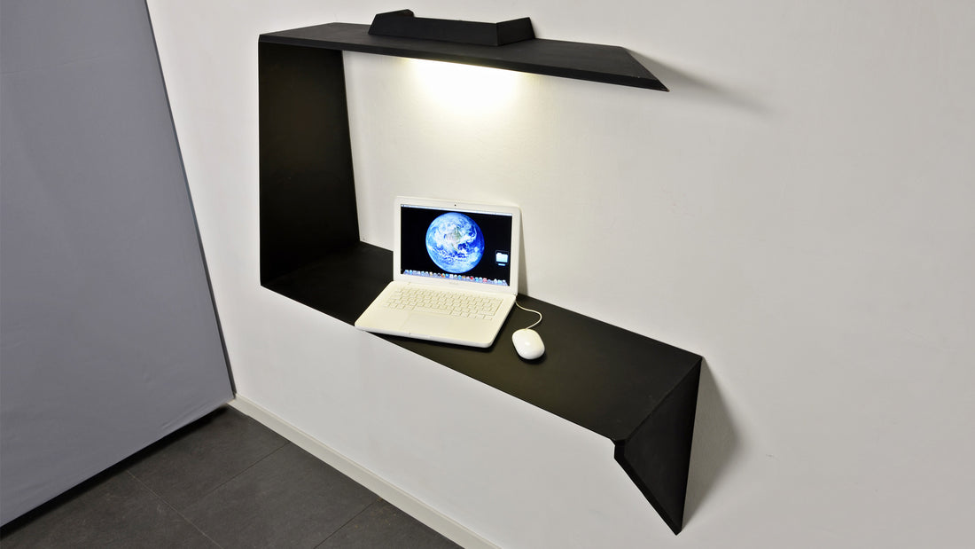 DIY Designer Desk: Build a Floating Wall-Mounted Workspace