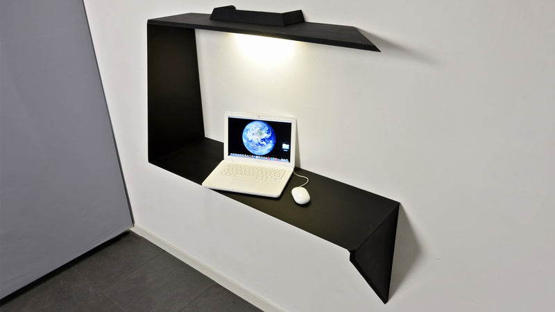 DIY Designer Desk: Build a Floating Wall-Mounted Workspace