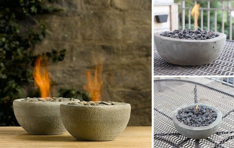 How to make a mini bonfire for outside the home - grandgoldman.com