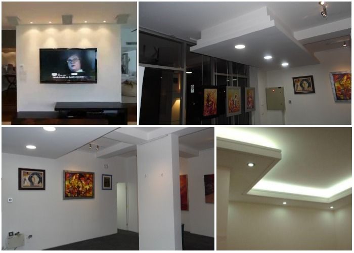 How to install a false ceiling with embedded spotlights - grandgoldman.com