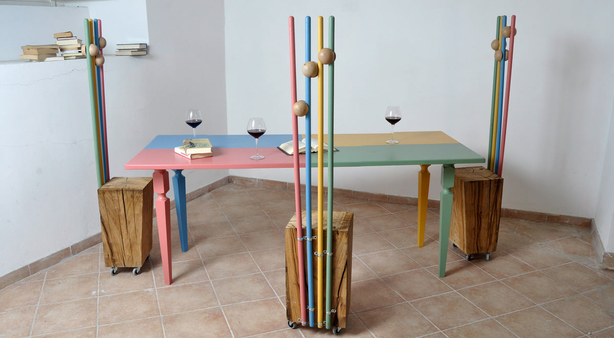 Modern Wooden Chairs: A Colorful DIY Design Project