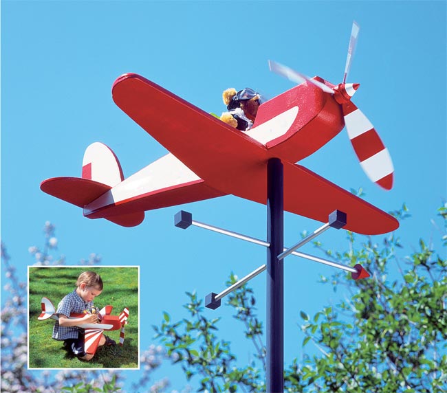 DIY Weathervane: Build a Wooden Airplane Wind Indicator