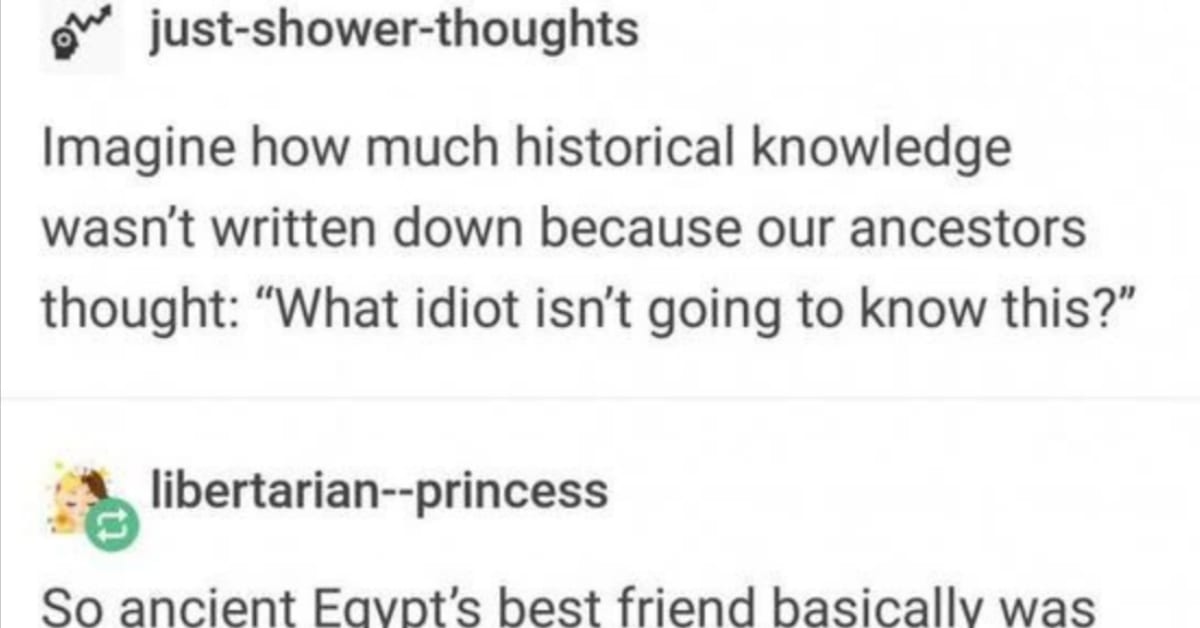 Tumblr Thread Shows How Everything ‘Written’ Is Important For Future Historians - grandgoldman.com