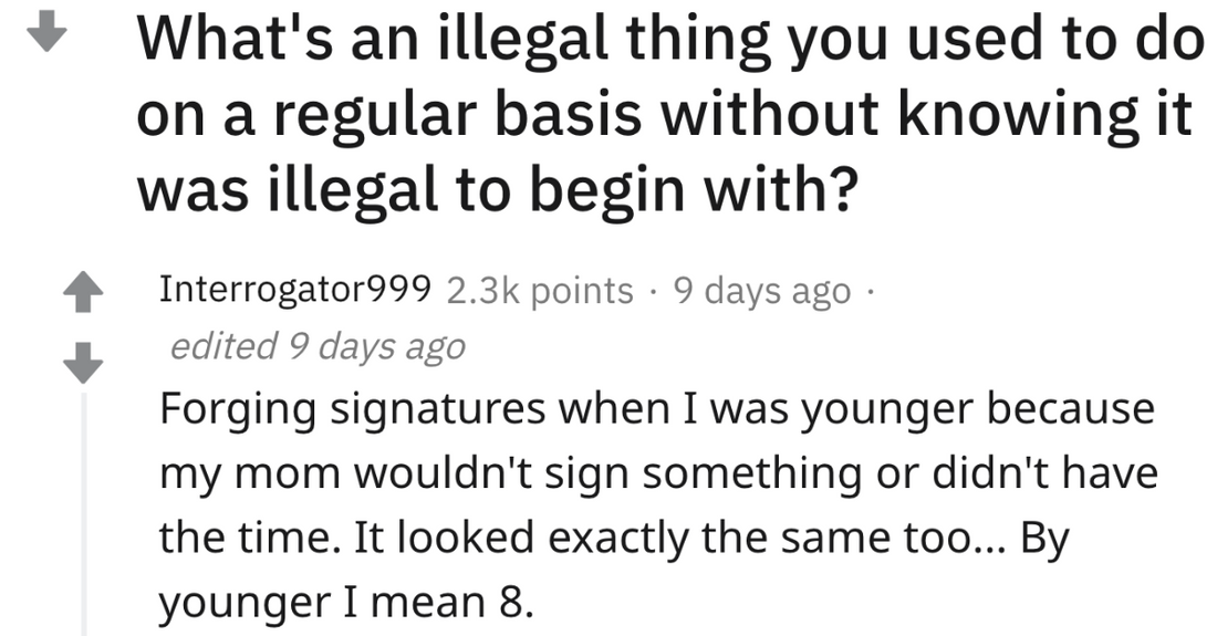 21 People Shared The Illegal Things They Did Unknowingly