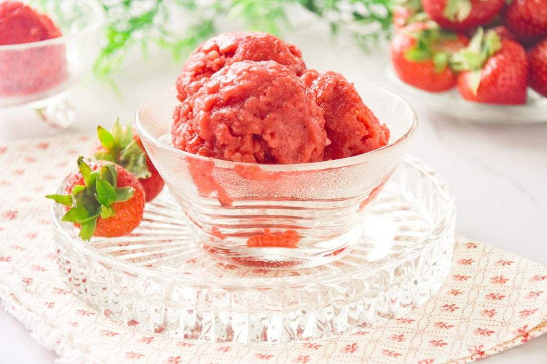 Strawberry Sorbet Recipe: Easy 2-Ingredient Frozen Dessert