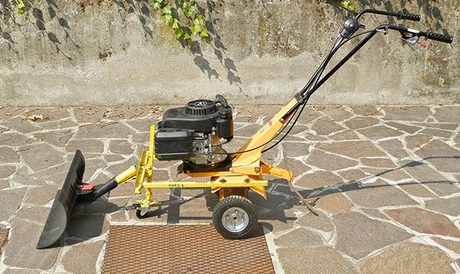 DIY Snow Blower: Convert Your Tiller into a Snow Plow