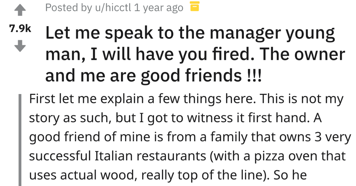 Demanding Woman Tries To Scam Restaurant Owner, Fails Hilariously - grandgoldman.com