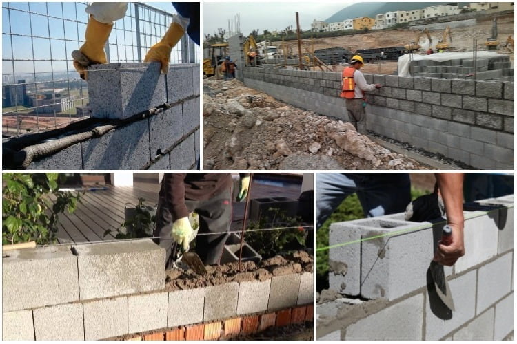 7 simple steps to place a wall with hollow block - grandgoldman.com