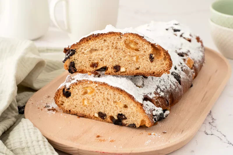 German Stollen Recipe (Classic Christmas Fruit Bread) - grandgoldman.com