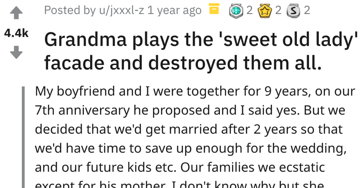 Grandma Takes Sweet Revenge On Spineless Fiancé Who Ghosted The Wedding - grandgoldman.com