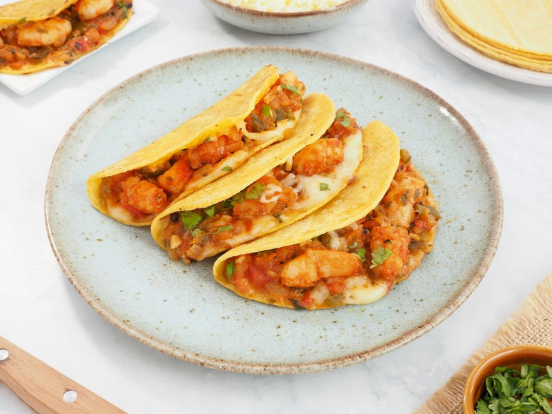 Tacos Gobernador Recipe: Cheesy Mexican Shrimp Tacos