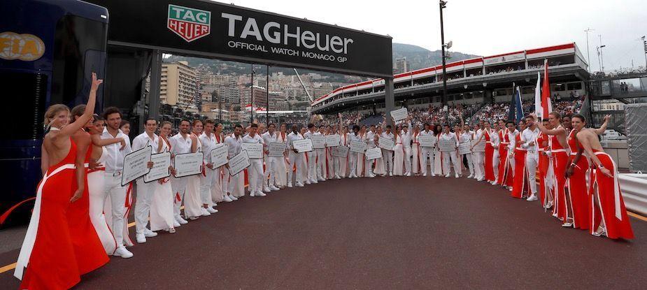 TAG Heuer shone again in its usual celebration prior to the 2018 Monaco Grand Prix - grandgoldman.com