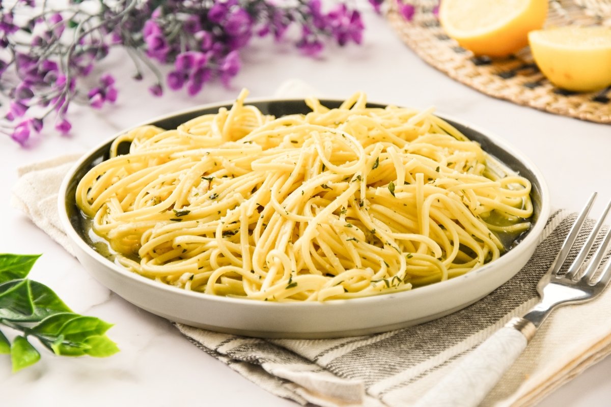 Tagliolini with Lemon Fresh Italian Pasta Recipe - grandgoldman.com