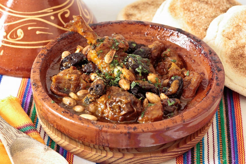 Lamb Tagine Moroccan Slow Cooked Stew Recipe - grandgoldman.com