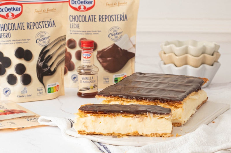 Vanilla Chocolate Mille-Feuille Cake Recipe: Easy Showstopper