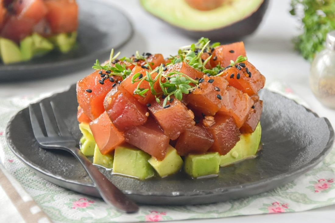Tuna and Avocado Tartar for a No-Cook Appetizer Recipe, Step by Step