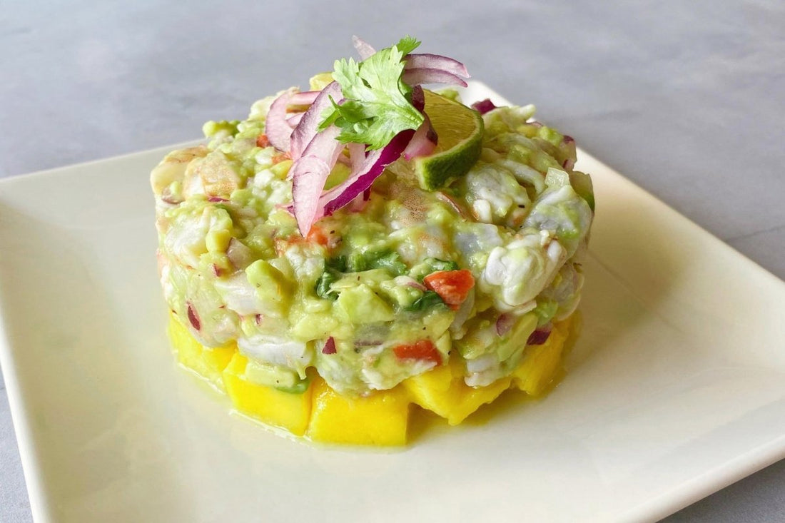 Shrimp Avocado Mango Tartare Fresh Recipe - grandgoldman.com