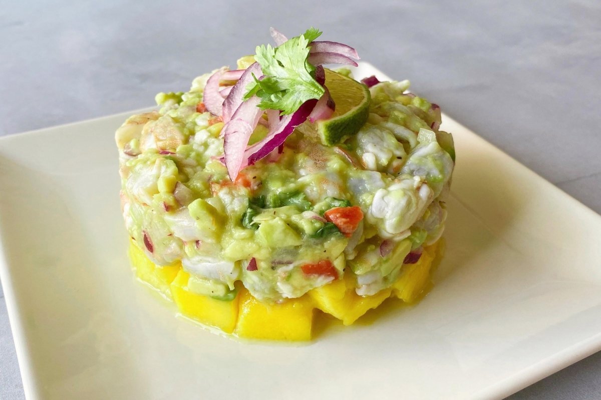 Shrimp Avocado Mango Tartare Fresh Recipe - grandgoldman.com