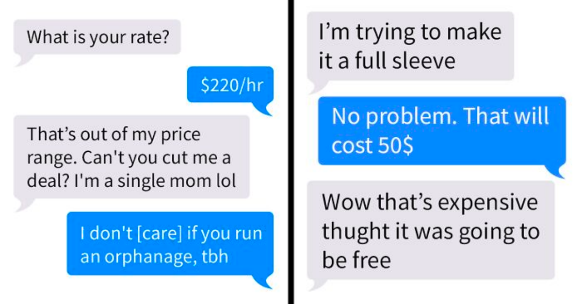 30 Times Tattoo Artists Got Tired Of Dealing With Choosing Beggars - grandgoldman.com