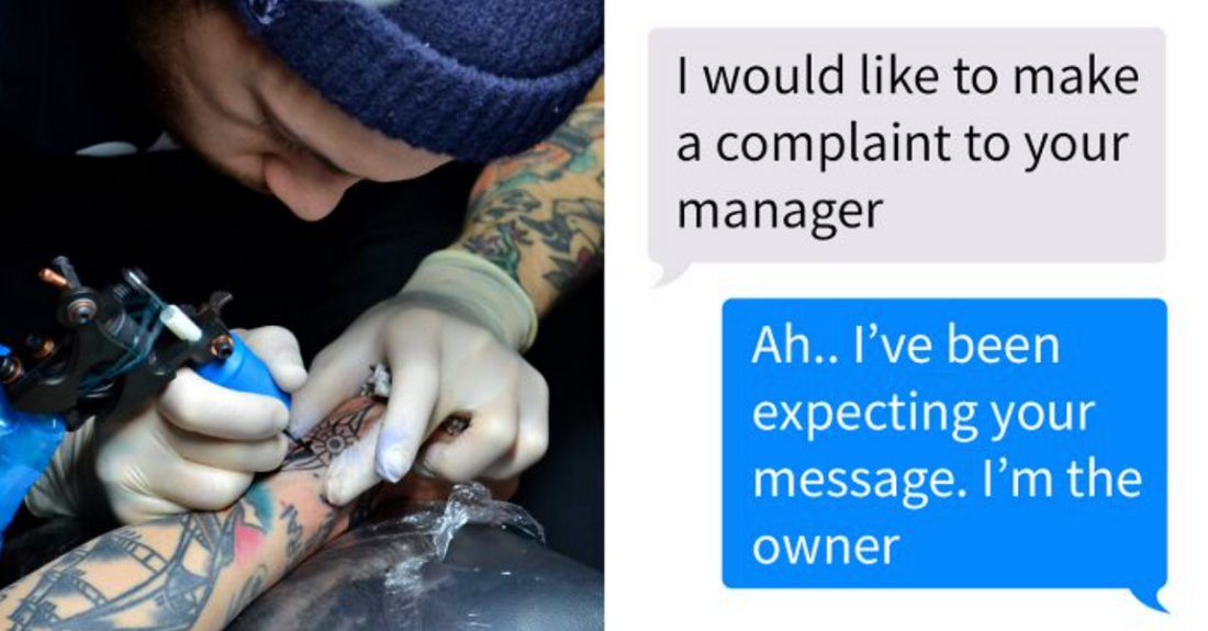 Male Karen Asks For Manager Of The Tattoo Shop For Not Giving Him A Tattoo, Gets Shut Down