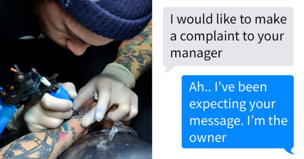 Male Karen Asks For Manager Of The Tattoo Shop For Not Giving Him A Tattoo, Gets Shut Down