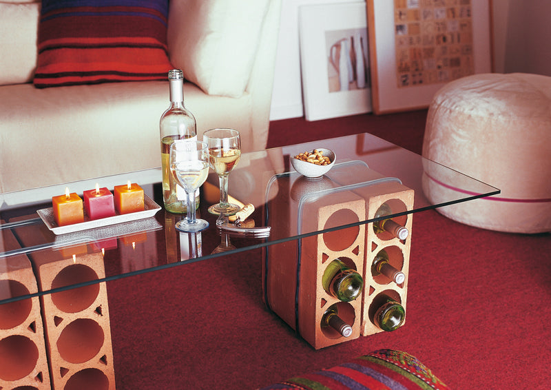 DIY Brick Wine Rack Coffee Table: A Unique Home Project