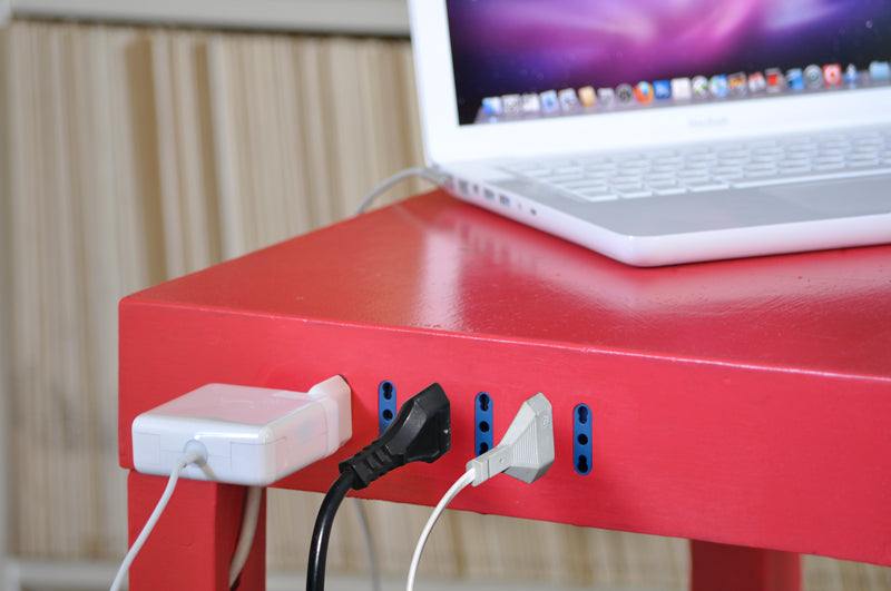 DIY Coffee Table with Built-In Power Outlets