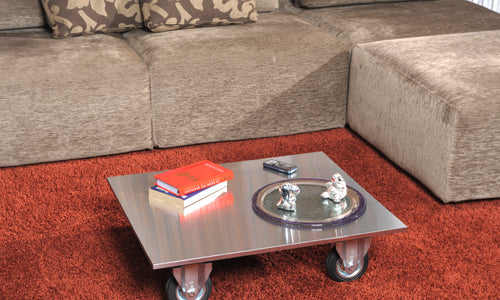 DIY Stainless Steel Rolling Coffee Table: Easy Build