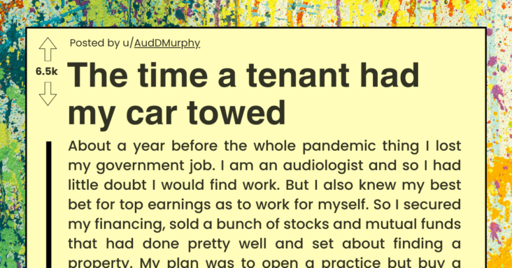 Tenant Gets Property Owner’s Car Towed, Property Owner Takes An Ice Cold Revenge - grandgoldman.com