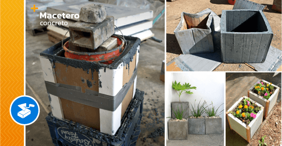 DIY with Cement: Box Shaped Planter - grandgoldman.com