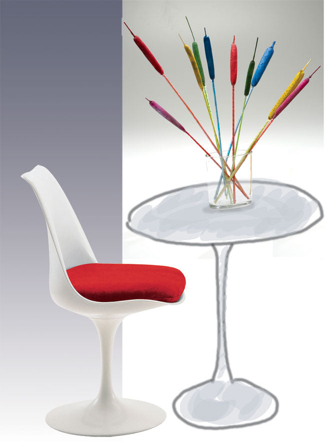 DIY Decorative Cattails: Colorful Home Accents