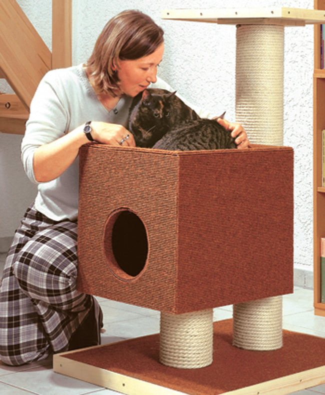 How to Build a DIY Cat Scratching Post