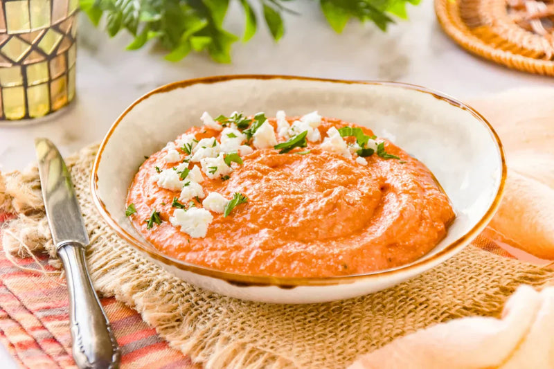 Tirokafteri Greek Dip Sauce Recipe (Spicy Feta Spread) - grandgoldman.com