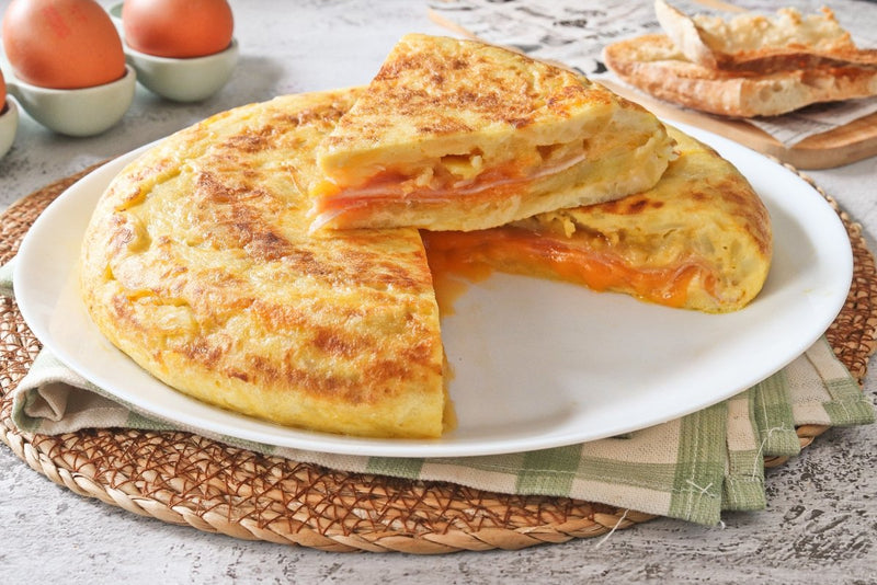 Spanish Omelette Recipe: Ham and Cheese Stuffed Classic