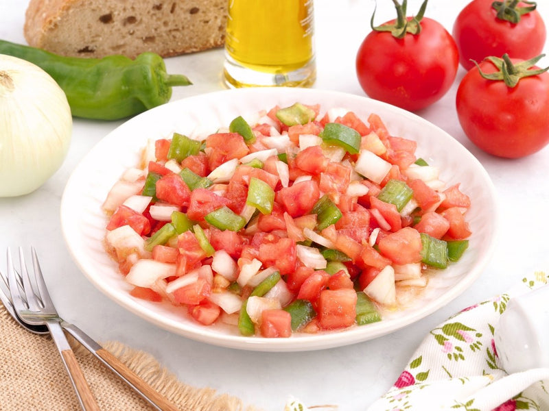 Trempó: Traditional Mallorcan Summer Salad with Tomato & Onion
60