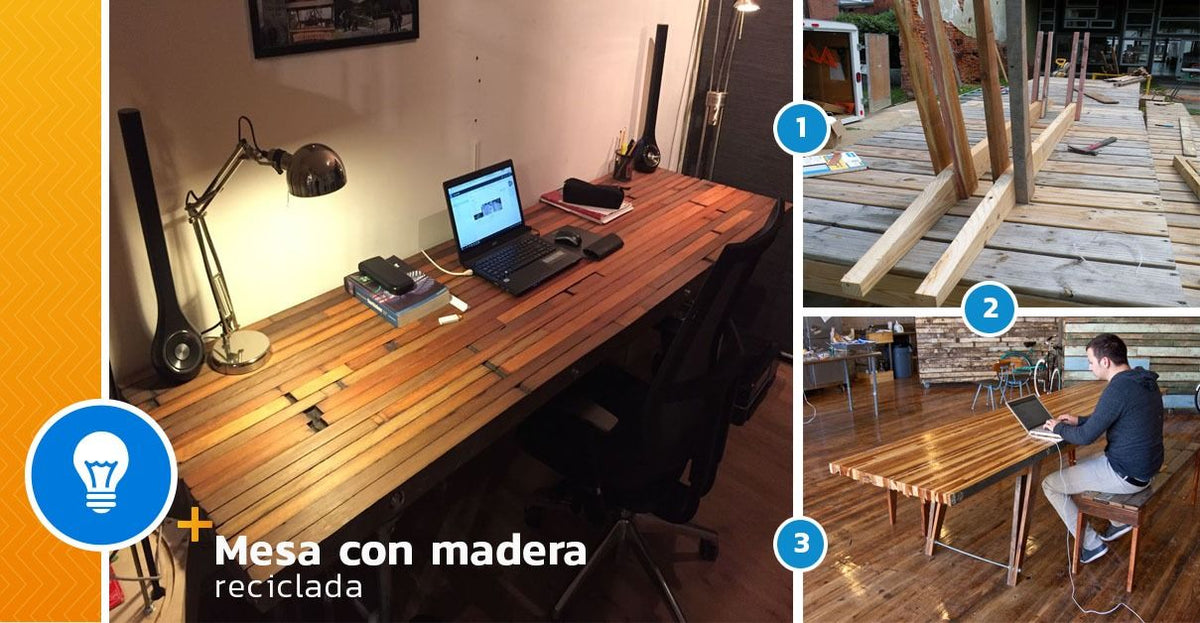 How to Make a Recycled Wood Table with a Modern Design! - grandgoldman.com