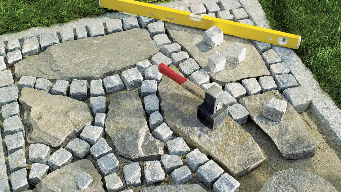 How to Build a DIY Reclaimed Stone Garden Path